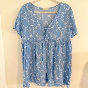 LA Hearts Blue Sundress